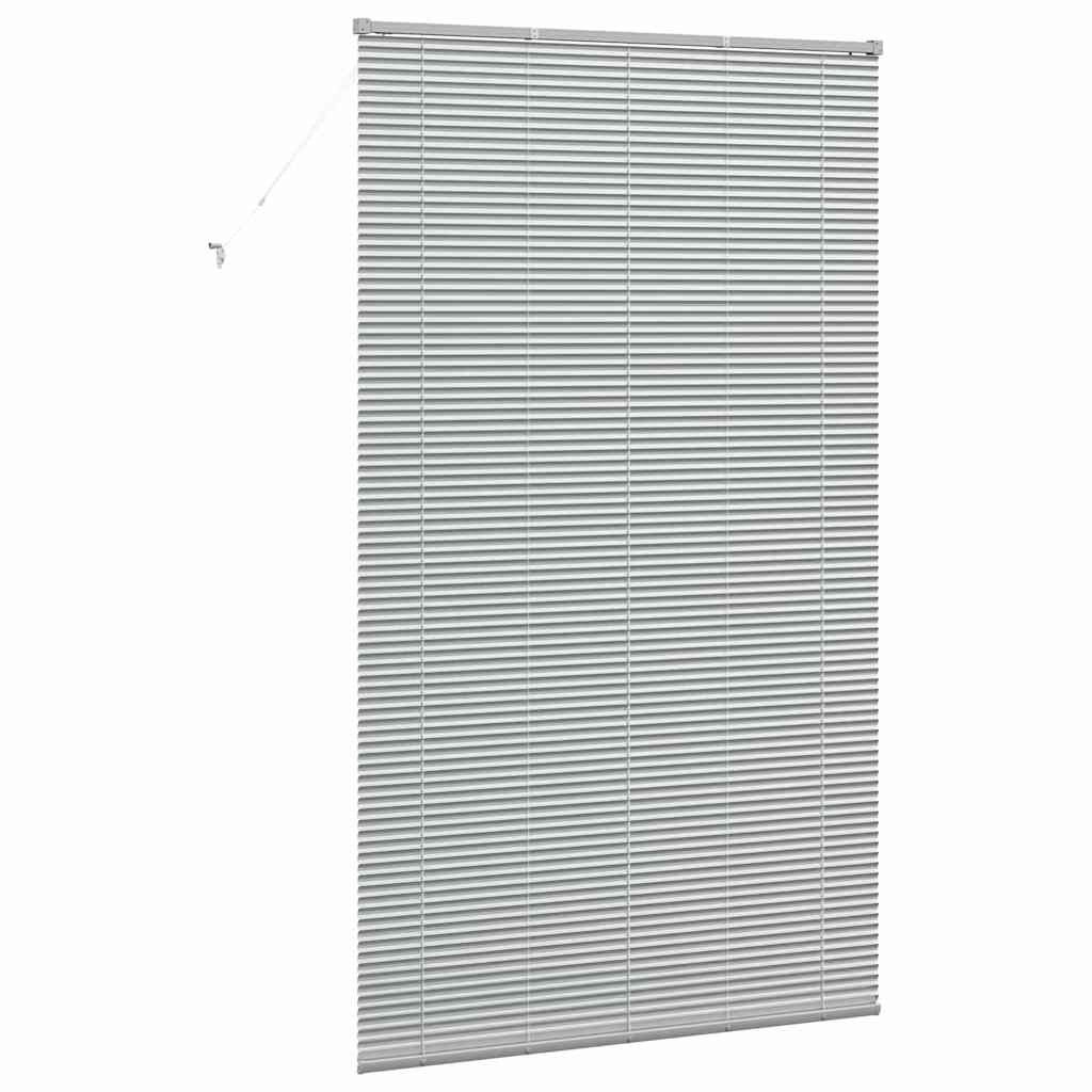 Venetiaanse jaloezieën Zilver 220 x 135 cm Aluminium