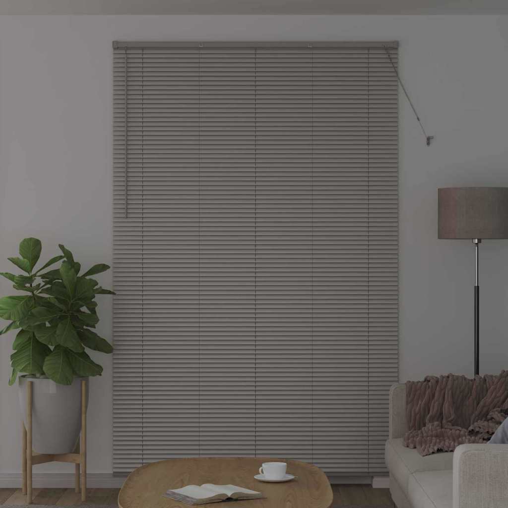 Venetiaanse jaloezieën Zilver 220 x 145 cm Aluminium