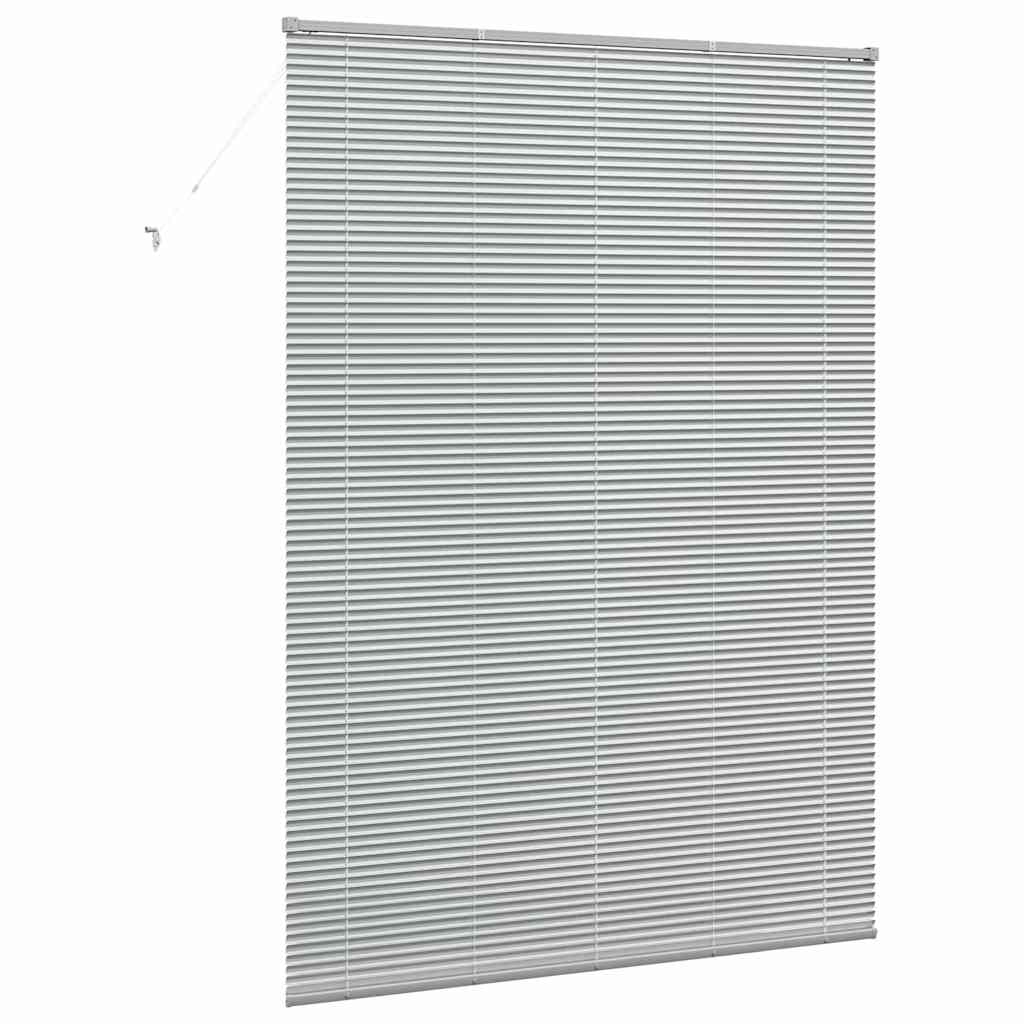 Venetiaanse jaloezieën Zilver 220 x 155 cm Aluminium
