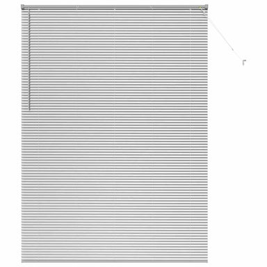 Venetiaanse jaloezieën Zilver 220 x 155 cm Aluminium