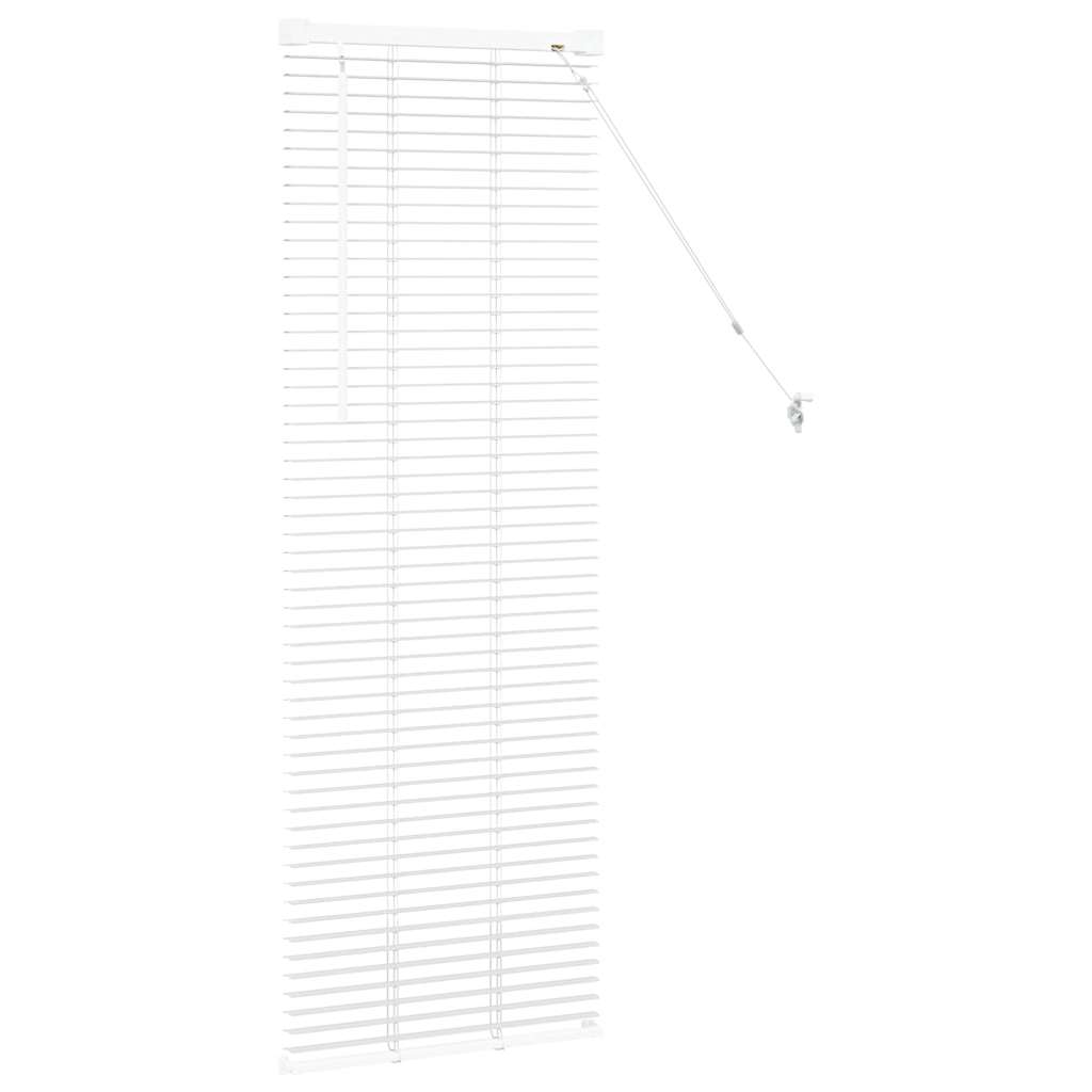 Venetiaanse jaloezieën Wit 130 x 50 cm Aluminium