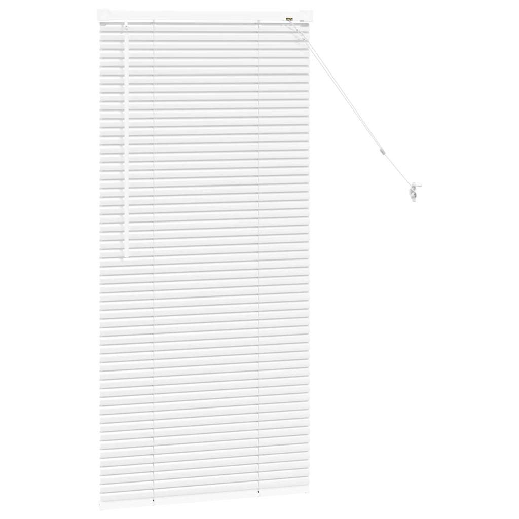 Venetiaanse jaloezieën Wit 130 x 55 cm Aluminium