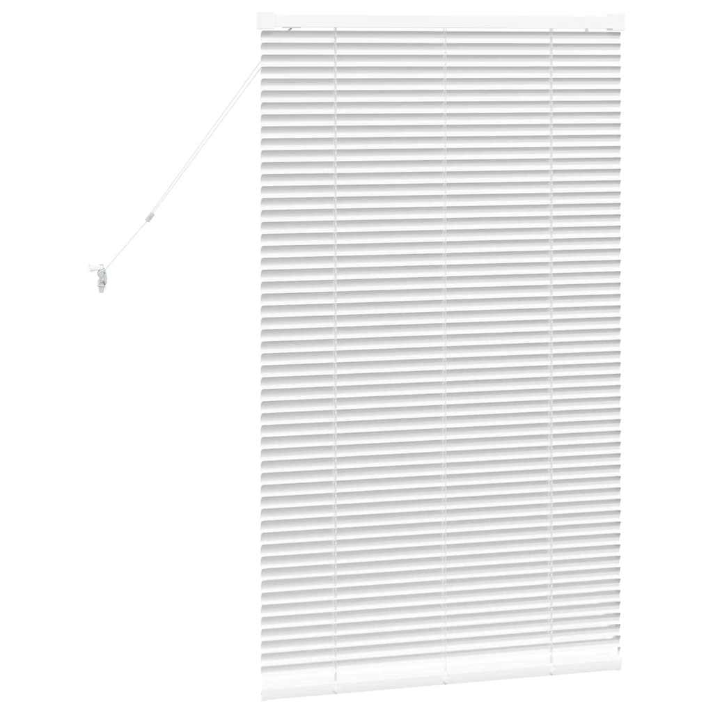 Venetiaanse jaloezieën Wit 130 x 75 cm Aluminium