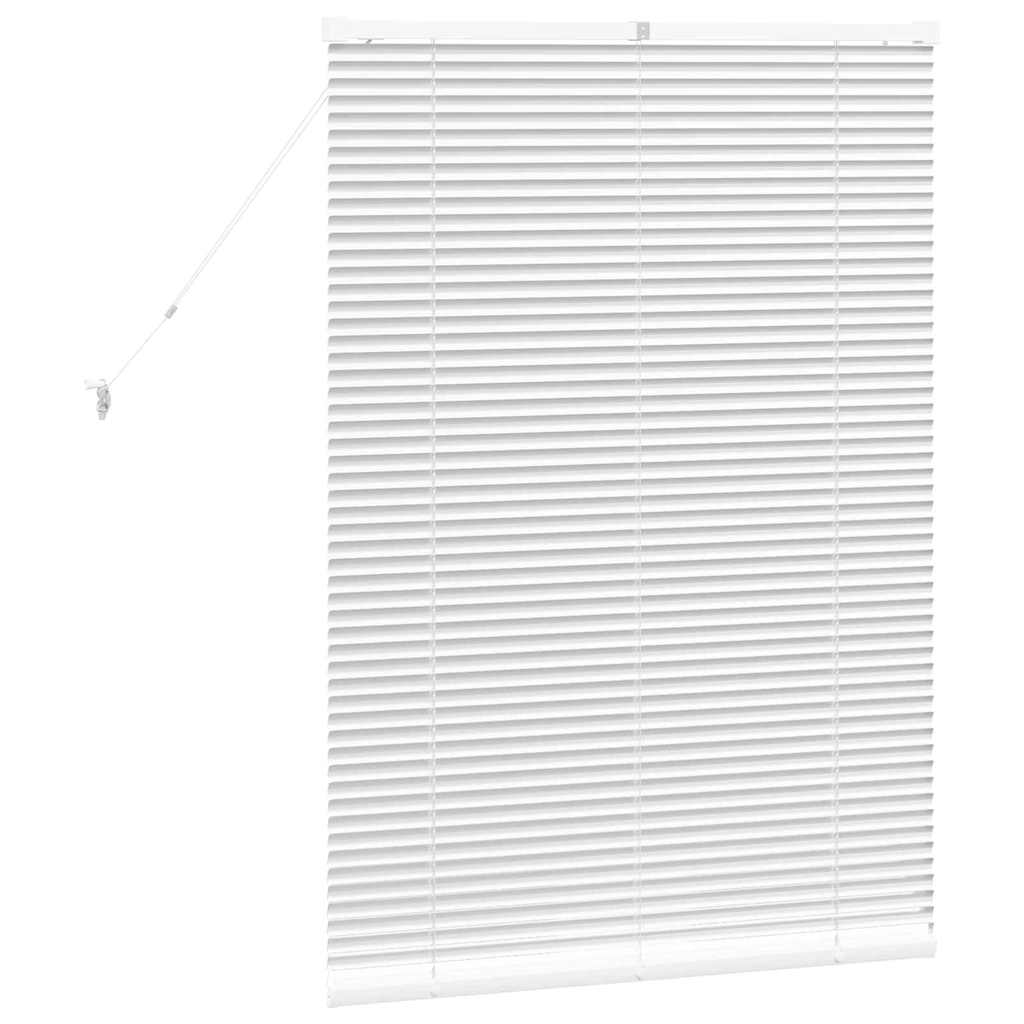 Venetiaanse jaloezieën Wit 130 x 85 cm Aluminium