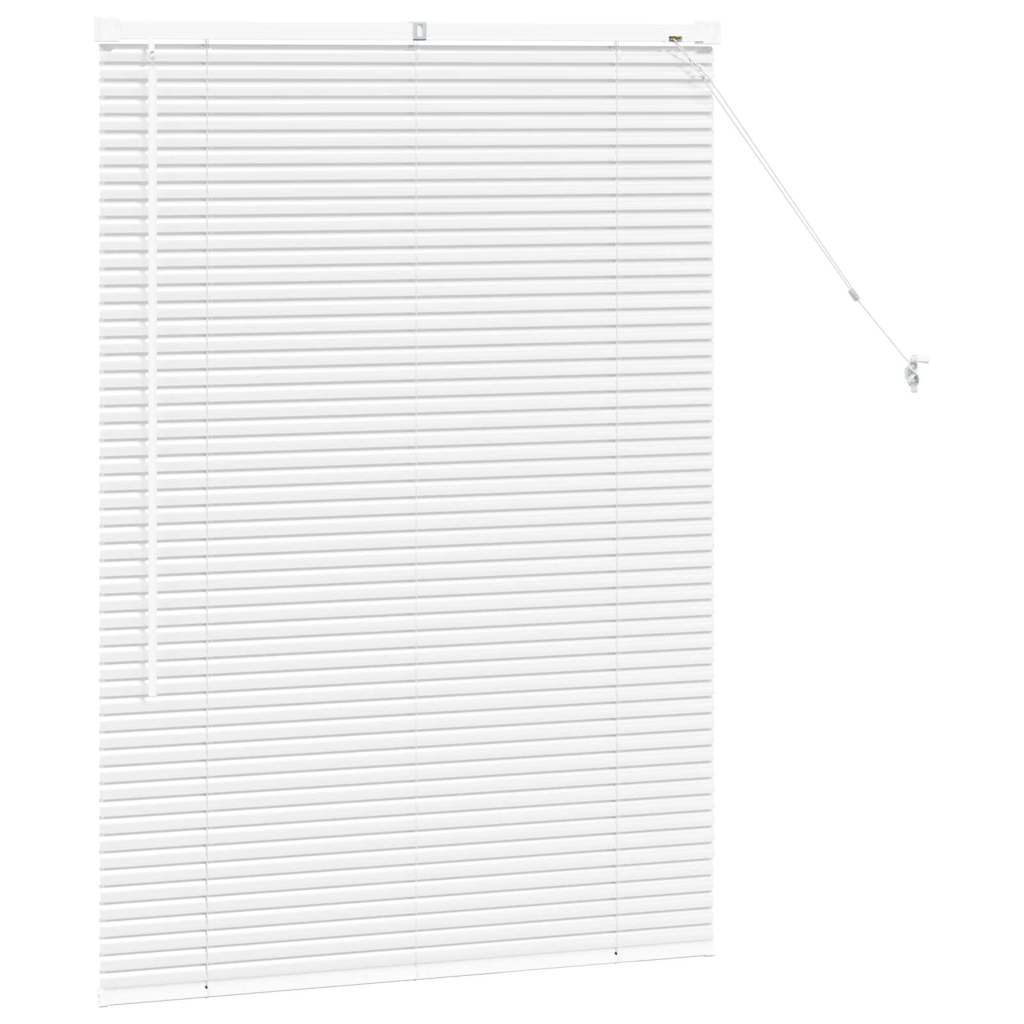 Venetiaanse jaloezieën Wit 130 x 95 cm Aluminium