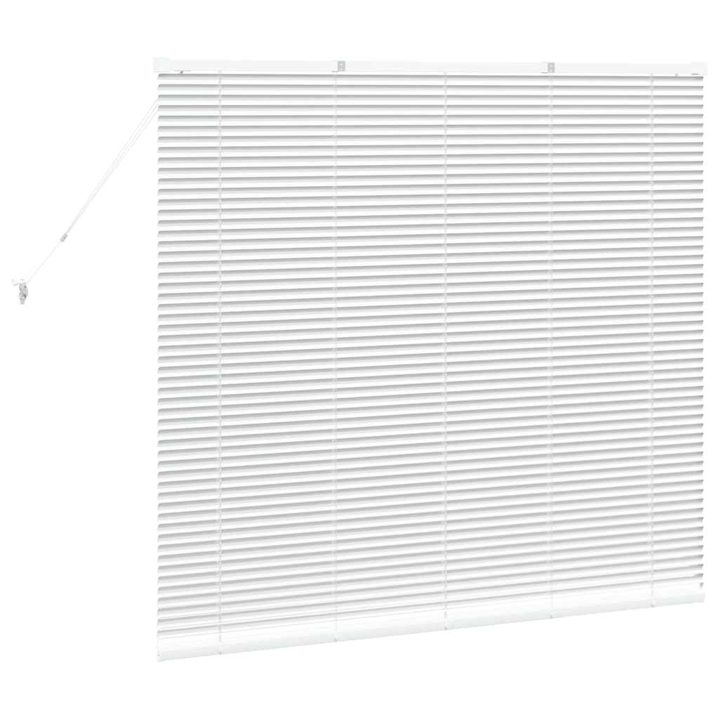 Venetiaanse jaloezieën Wit 130 x 140 cm Aluminium