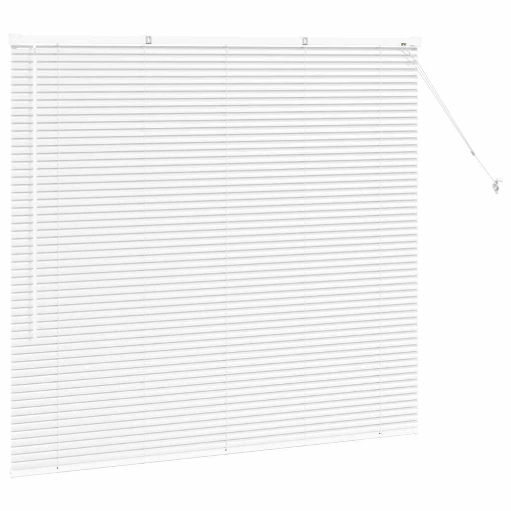 Venetiaanse jaloezieën Wit 130 x 150 cm Aluminium