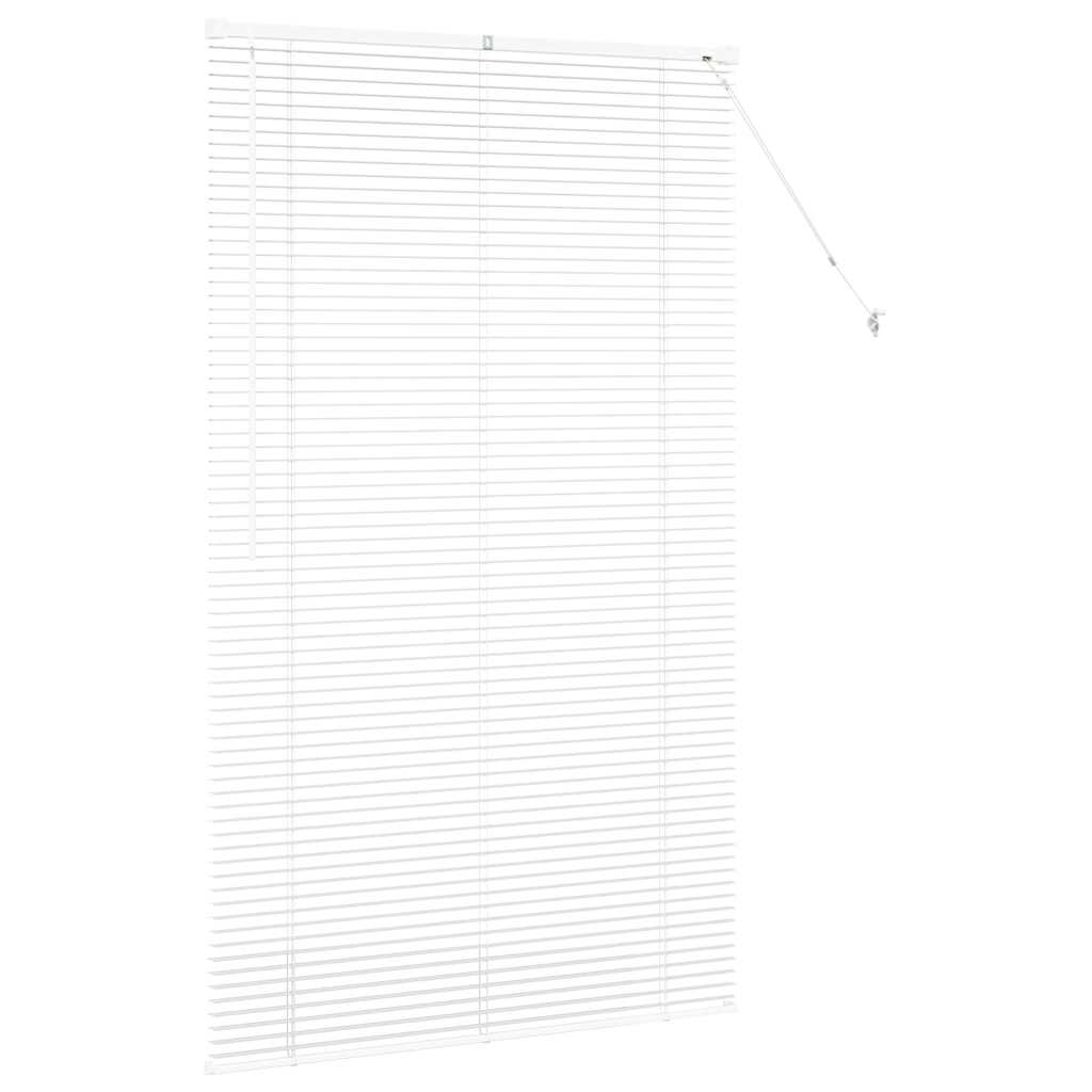 Venetiaanse jaloezieën Wit 175 x 105 cm Aluminium