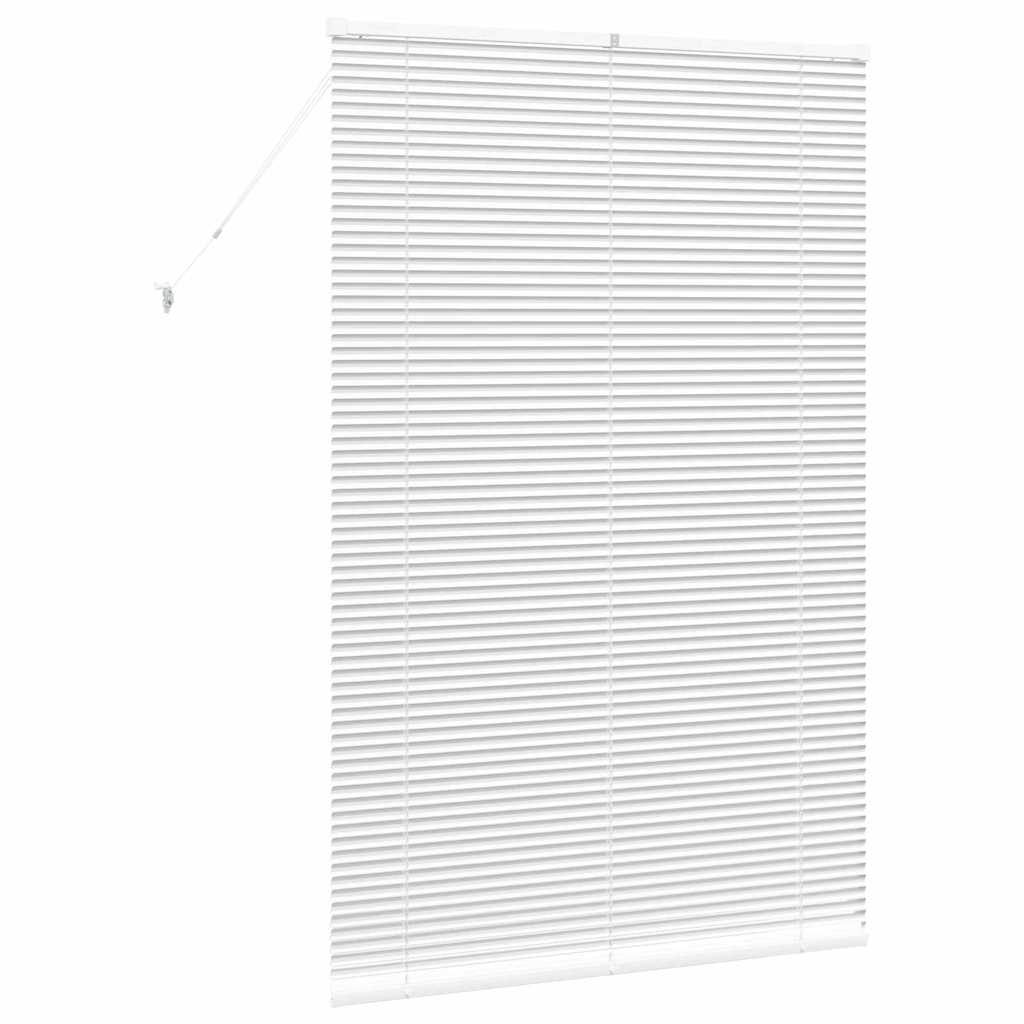 Venetiaanse jaloezieën Wit 175 x 110 cm Aluminium
