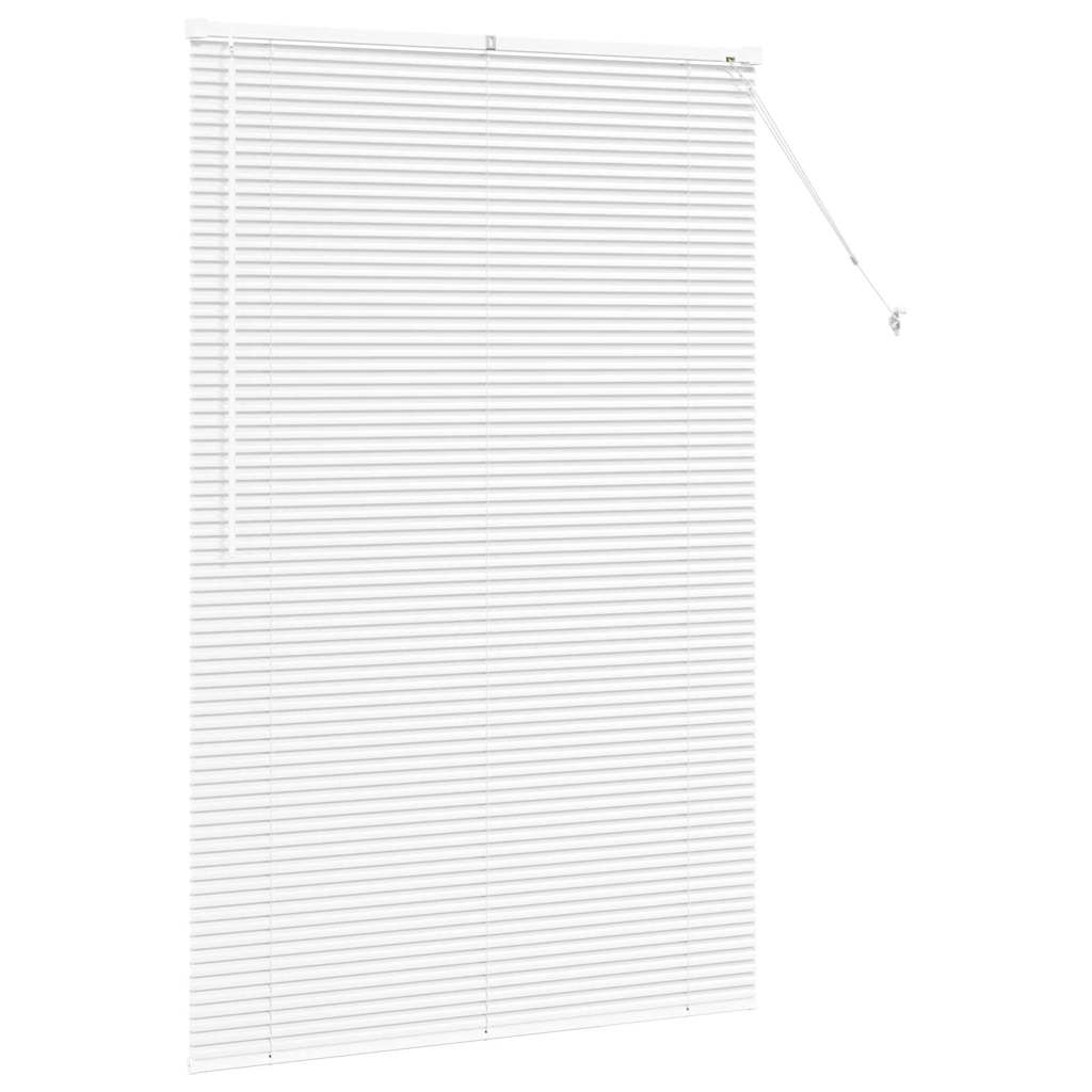 Venetiaanse jaloezieën Wit 175 x 120 cm Aluminium