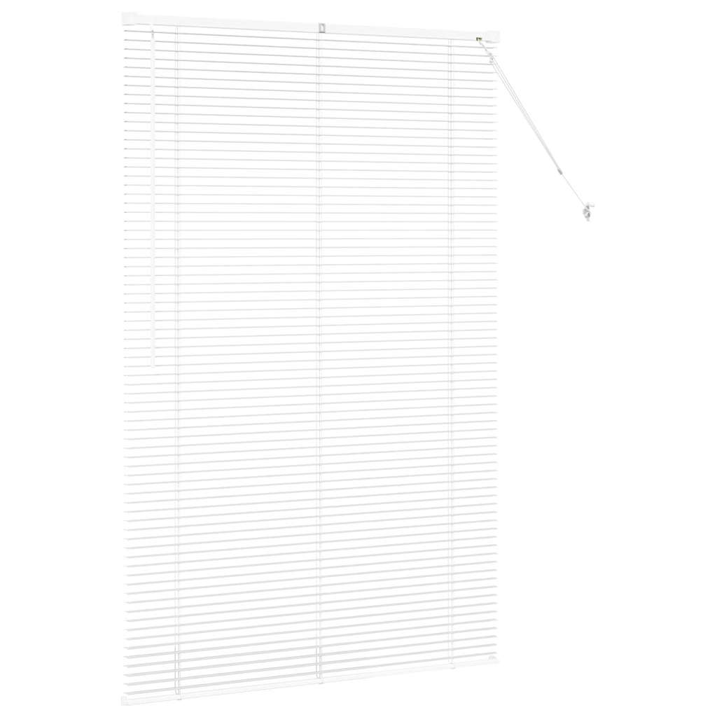 Venetiaanse jaloezieën Wit 175 x 120 cm Aluminium