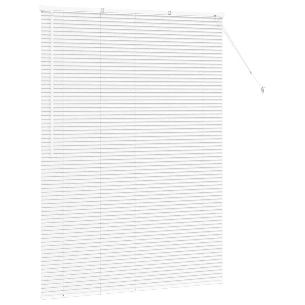 Venetiaanse jaloezieën Wit 175 x 125 cm Aluminium