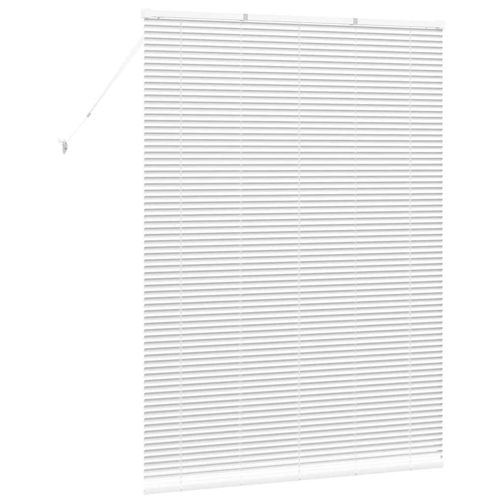 Venetiaanse jaloezieën Wit 175 x 135 cm Aluminium