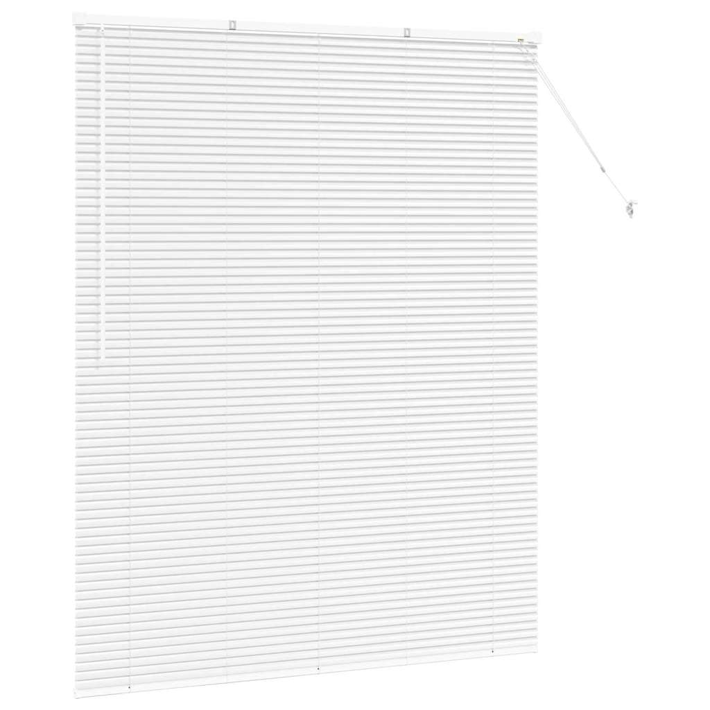 Venetiaanse jaloezieën Wit 175 x 150 cm Aluminium