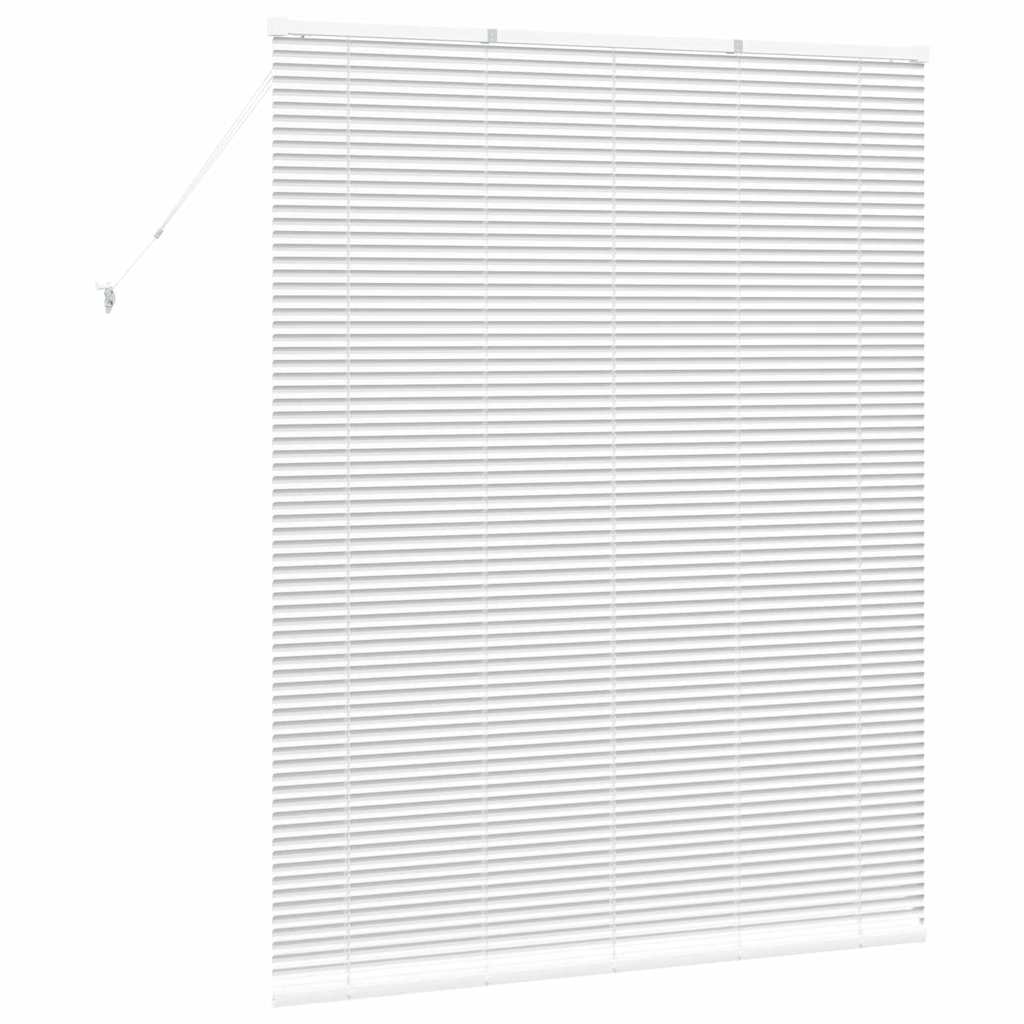 Venetiaanse jaloezieën Wit 175 x 150 cm Aluminium