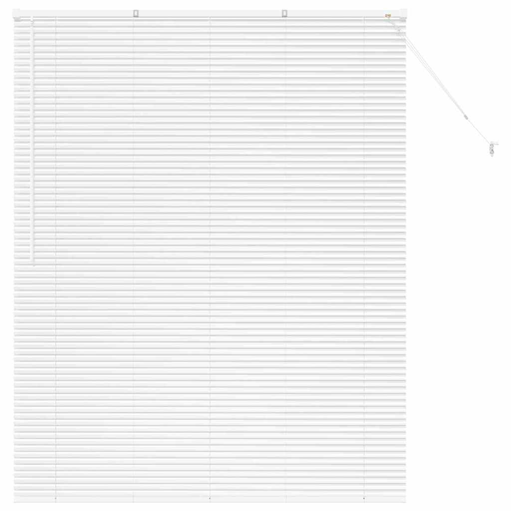 Venetiaanse jaloezieën Wit 175 x 150 cm Aluminium