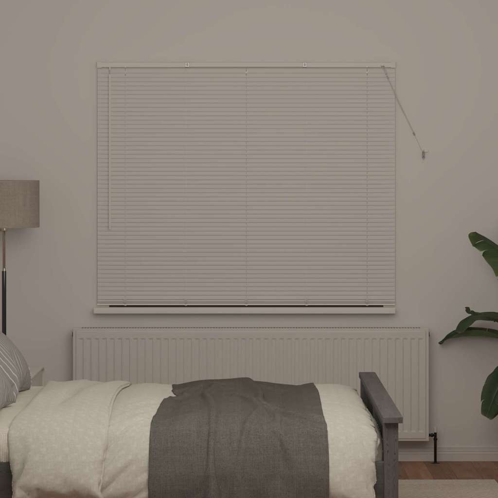 Venetiaanse jaloezieën Wit 175 x 160 cm Aluminium