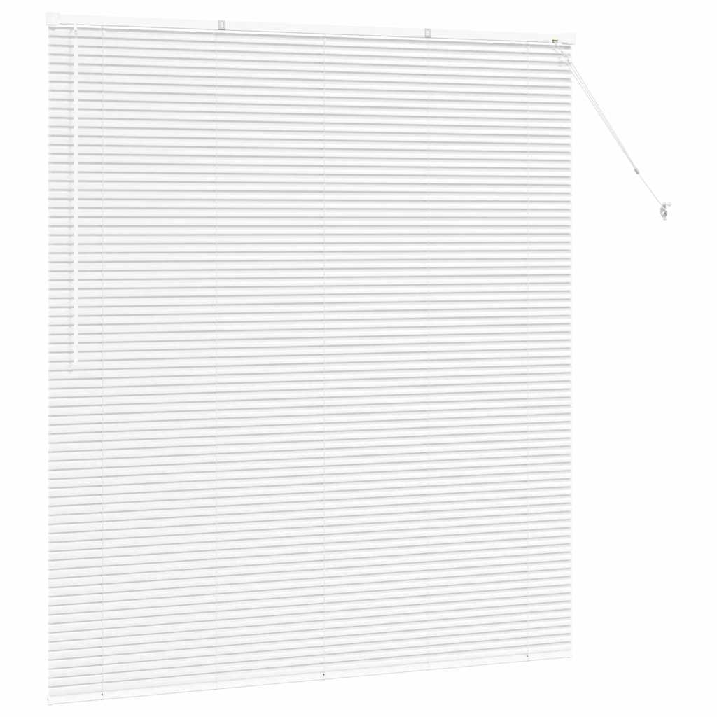 Venetiaanse jaloezieën Wit 175 x 160 cm Aluminium