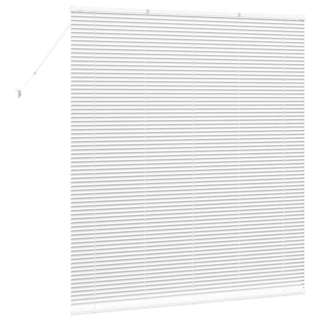 Venetiaanse jaloezieën Wit 175 x 160 cm Aluminium