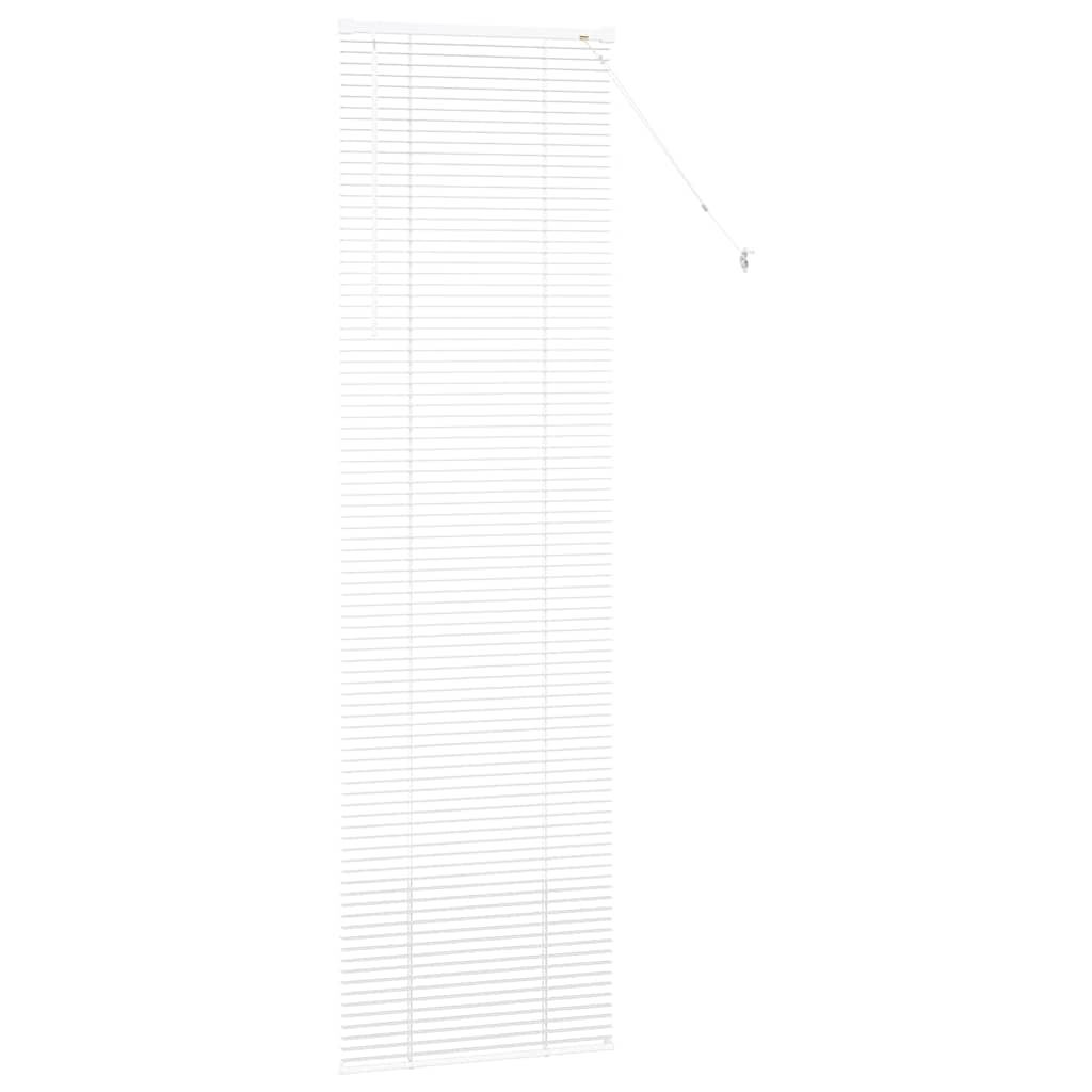 Venetiaanse jaloezieën Wit 220 x 55 cm Aluminium
