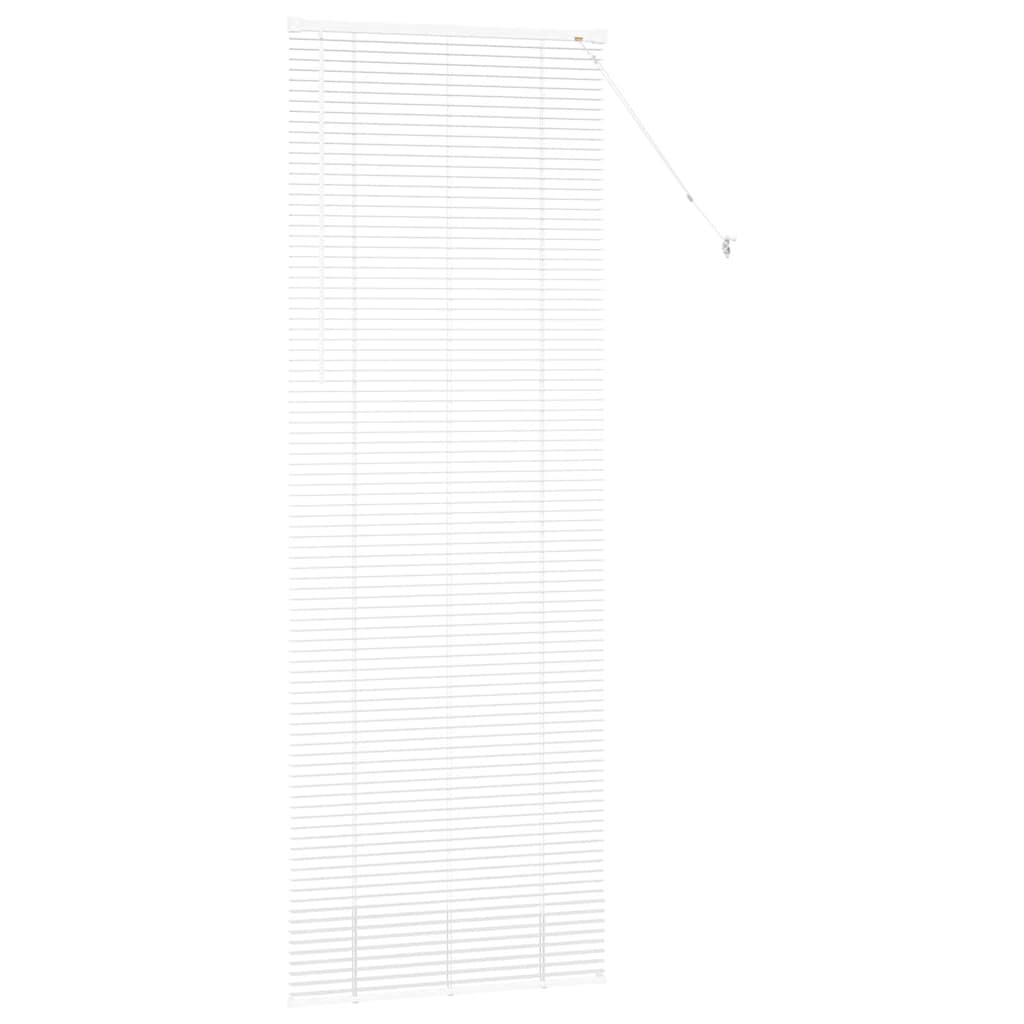 Venetiaanse jaloezieën Wit 220 x 80 cm Aluminium