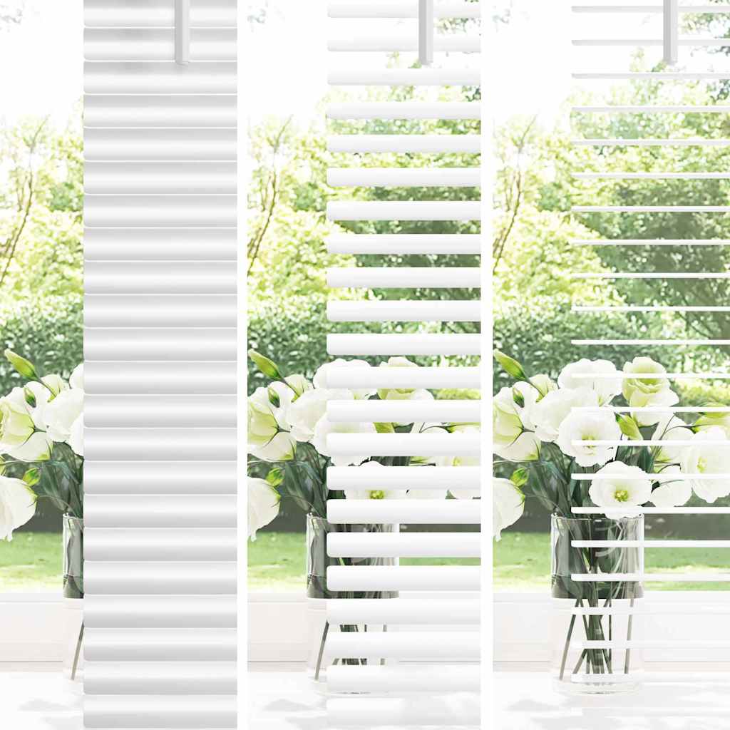 Venetiaanse jaloezie Wit 220 x 120 cm 25 mm Aluminium