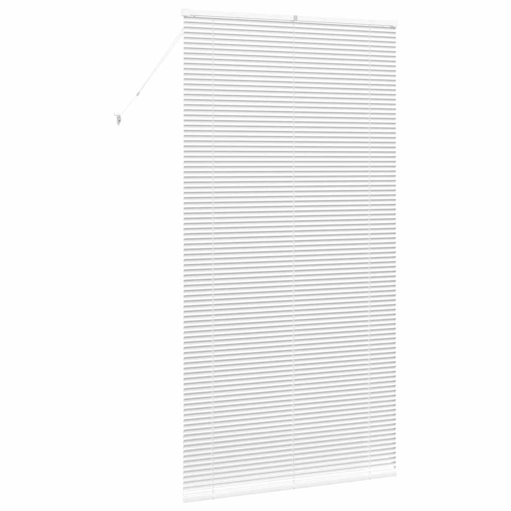 Venetiaanse jaloezie Wit 220 x 120 cm 25 mm Aluminium