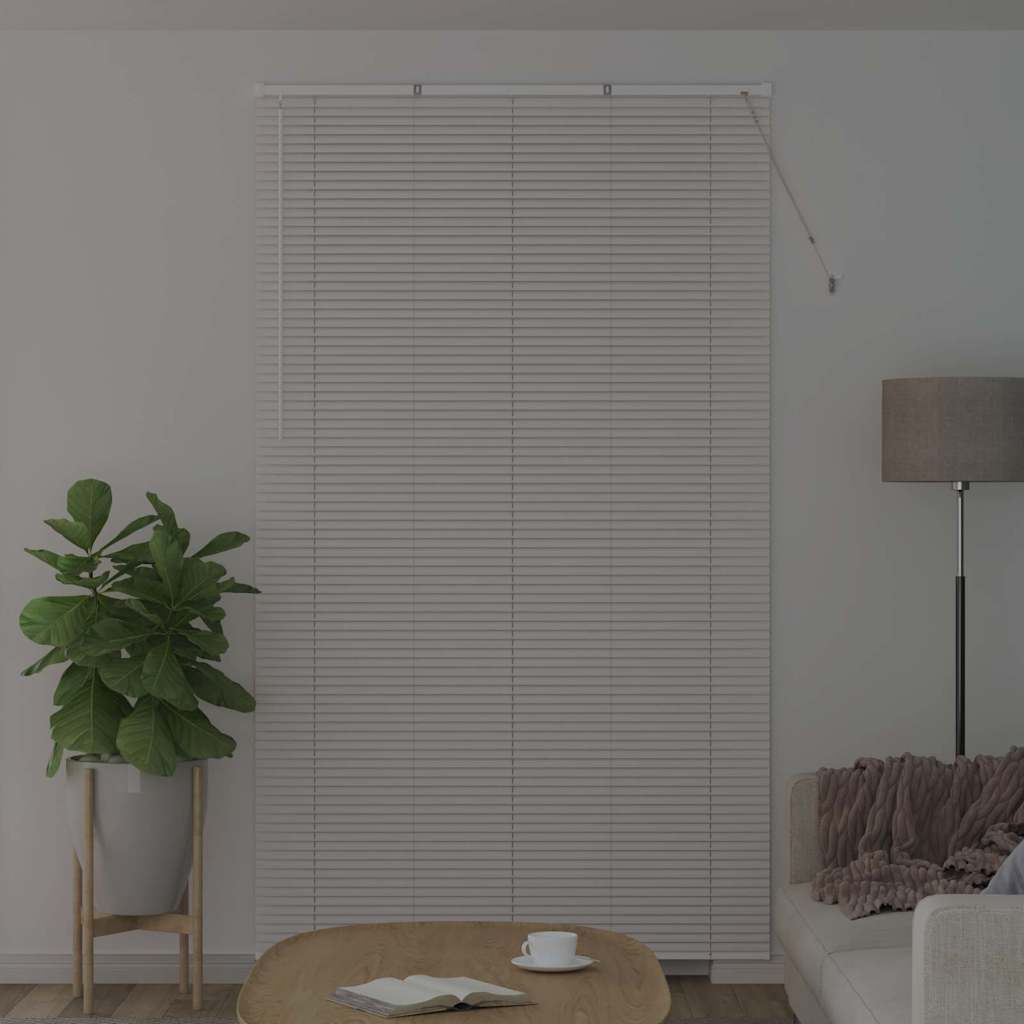Venetiaanse jaloezieën Wit 220 x 130 cm Aluminium