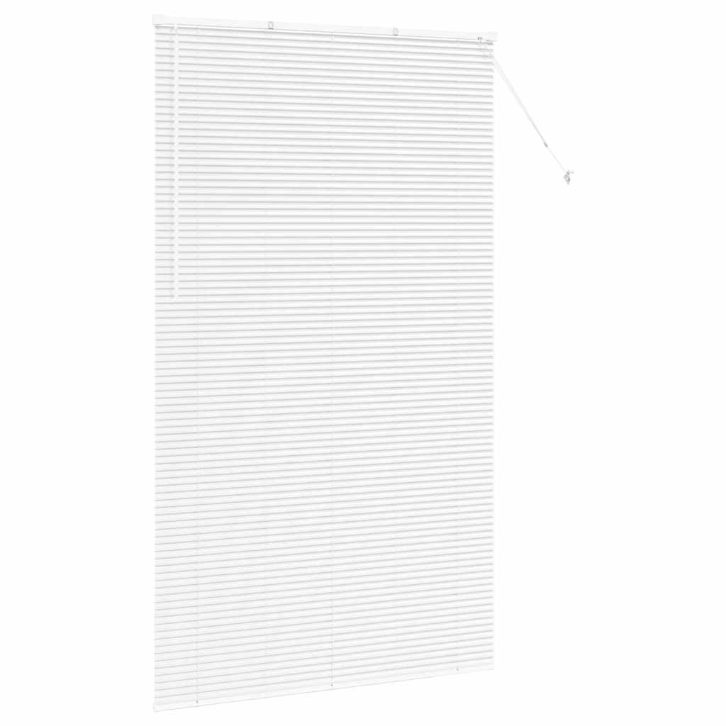 Venetiaanse jaloezieën Wit 220 x 130 cm Aluminium