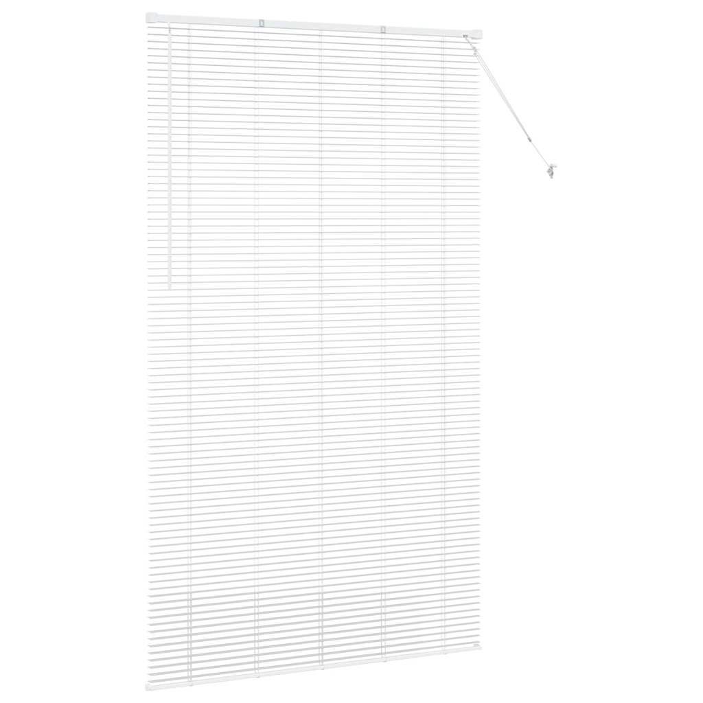 Venetiaanse jaloezieën Wit 220 x 135 cm Aluminium