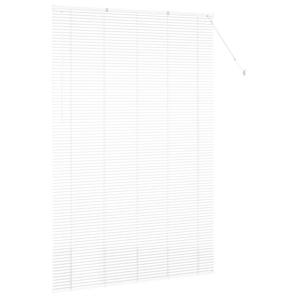 Venetiaanse jaloezieën Wit 220 x 145 cm Aluminium