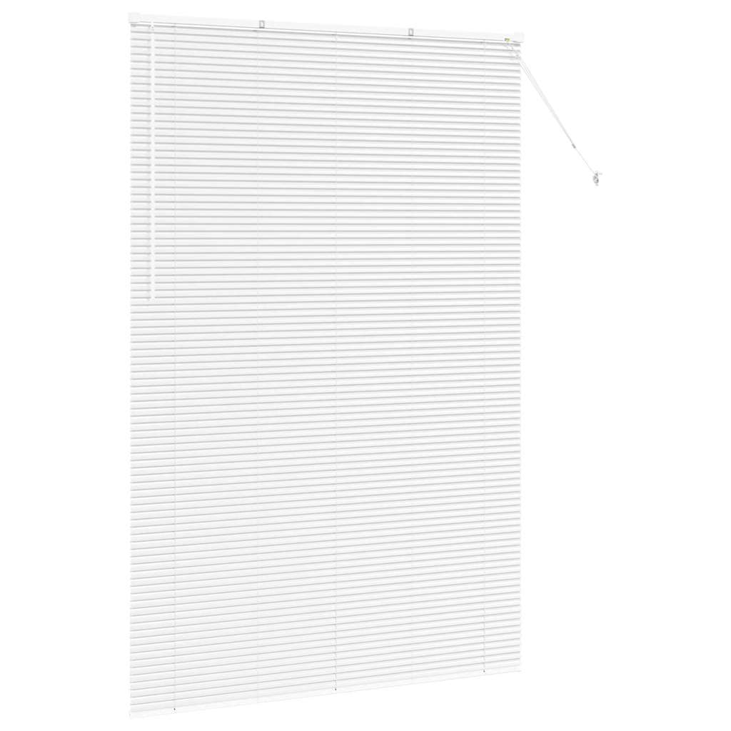 Venetiaanse jaloezieën Wit 220x150cm Aluminium