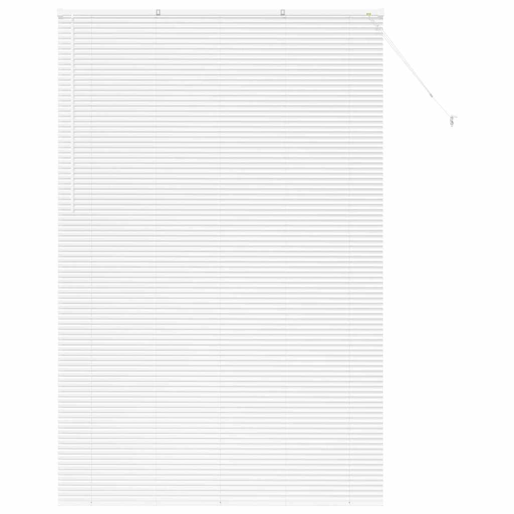 Venetiaanse jaloezieën Wit 220x150cm Aluminium