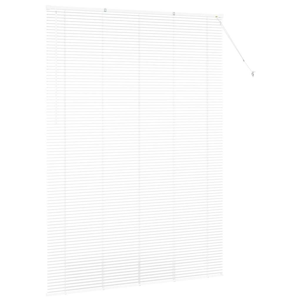 Venetiaanse jaloezieën Wit 220 x 155 cm Aluminium
