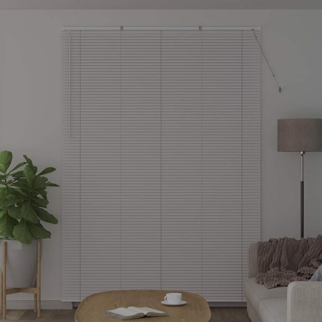 Venetiaanse jaloezieën Wit 220 x 160 cm Aluminium