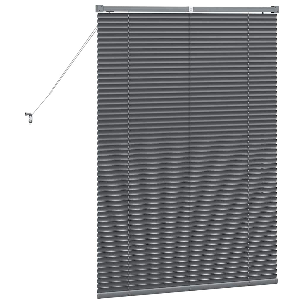 Venetiaanse jaloezieën Donkergrijs 130 x 95 cm Aluminium