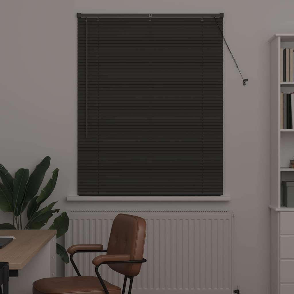 Venetiaanse jaloezieën Donkergrijs 130 x 105 cm Aluminium