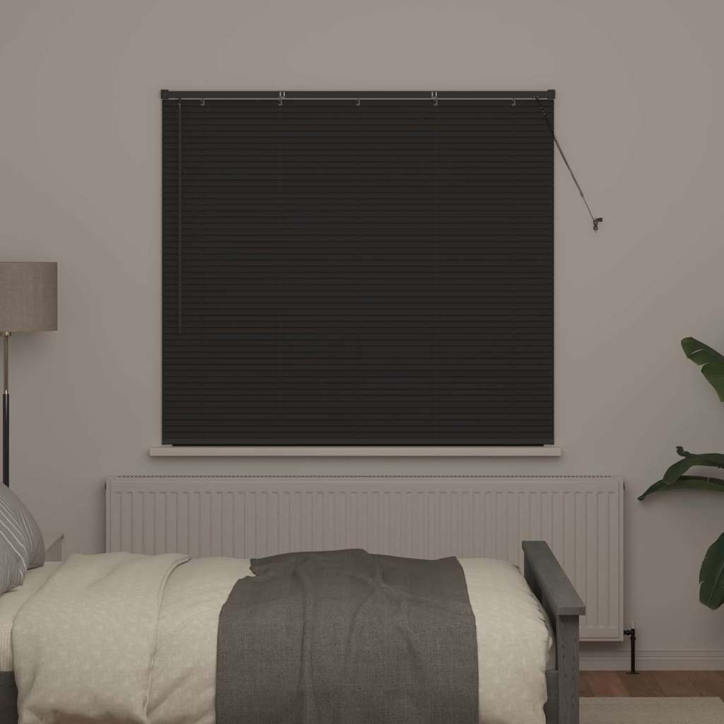Venetiaanse jaloezieën Donkergrijs 130 x 140 cm Aluminium