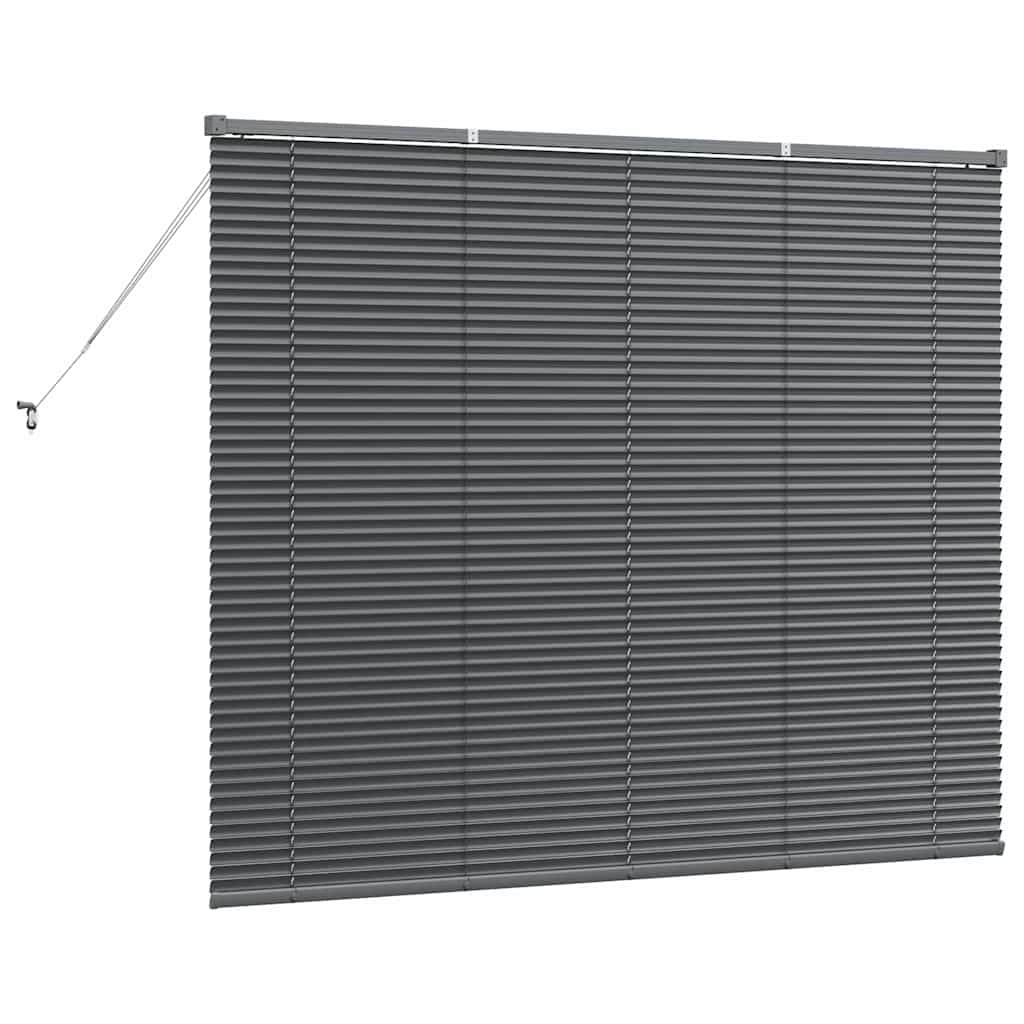 Venetiaanse jaloezieën Donkergrijs 130 x 155 cm Aluminium