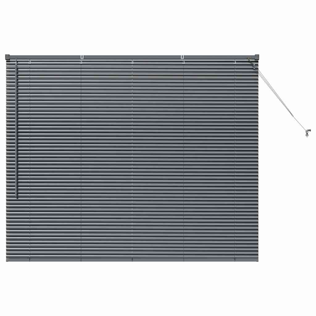 Venetiaanse jaloezieën Donkergrijs 130 x 155 cm Aluminium