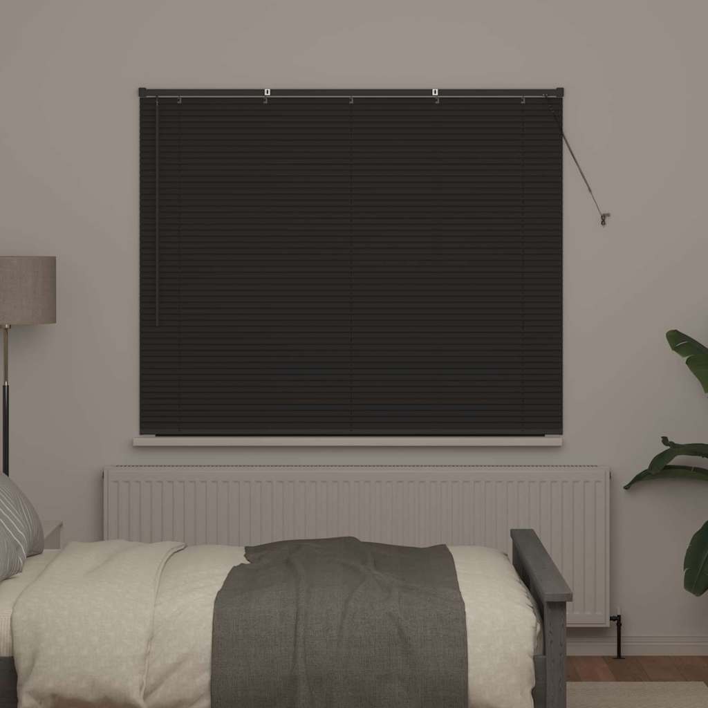 Venetiaanse jaloezieën Donkergrijs 130 x 160 cm Aluminium
