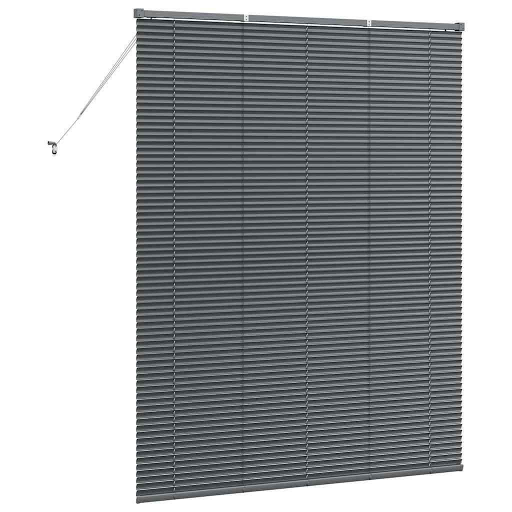 Venetiaanse jaloezieën Donkergrijs 175 x 140 cm Aluminium