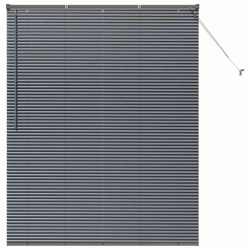 Venetiaanse jaloezieën Donkergrijs 175 x 140 cm Aluminium