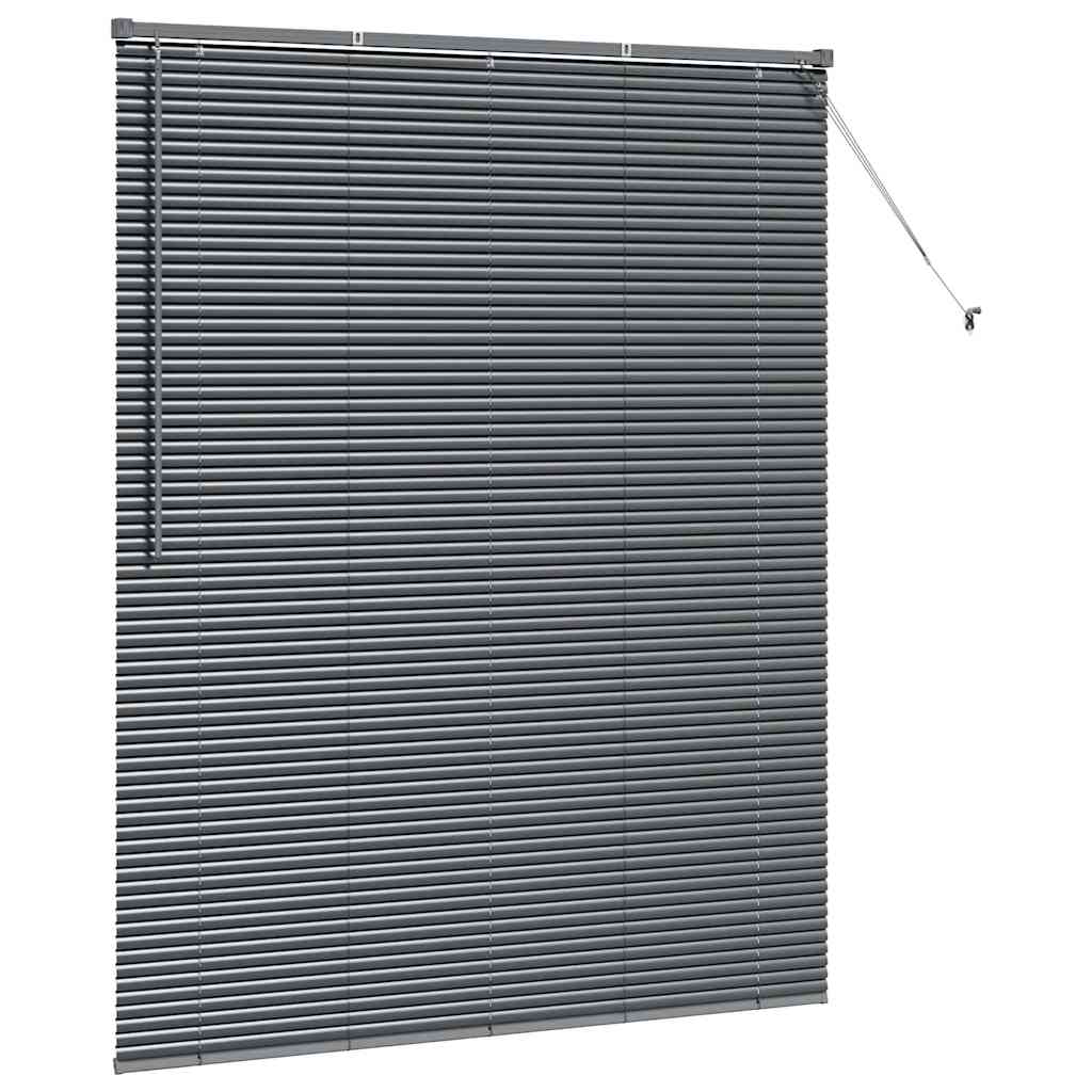 Venetiaanse jaloezieën Donkergrijs 175 x 145 cm Aluminium