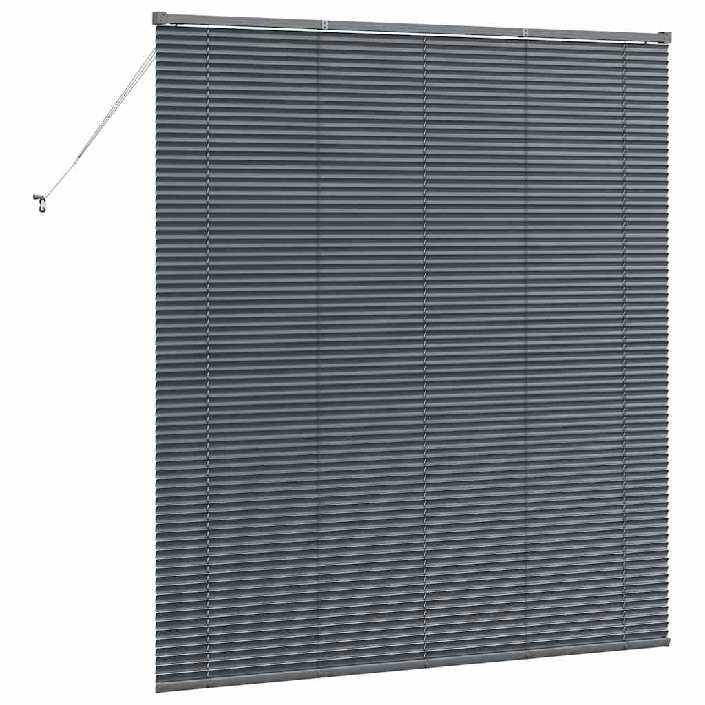 Venetiaanse jaloezieën Donkergrijs 175 x 155 cm Aluminium