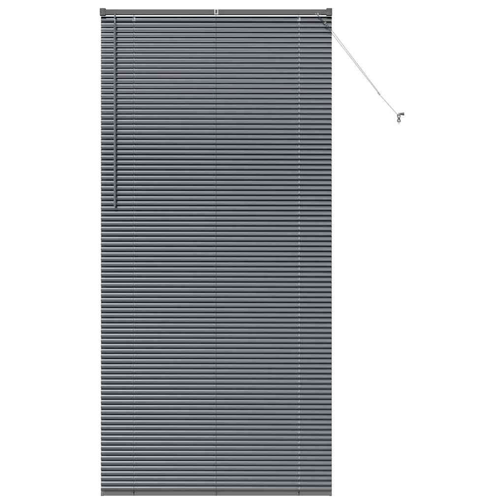 Venetiaanse jaloezieën Donkergrijs 220 x 100 cm Aluminium