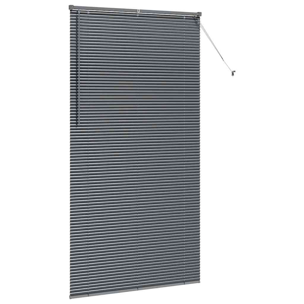 Venetiaanse jaloezieën Donkergrijs 220 x 110 cm Aluminium
