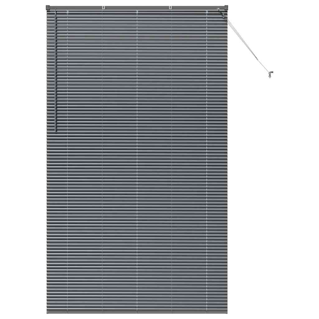 Venetiaanse jaloezieën Donkergrijs 220 x 130 cm Aluminium