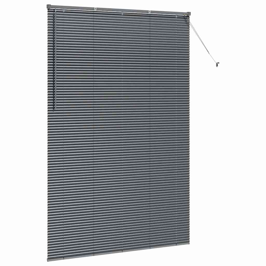 Venetiaanse jaloezieën Donkergrijs 220 x 140 cm Aluminium