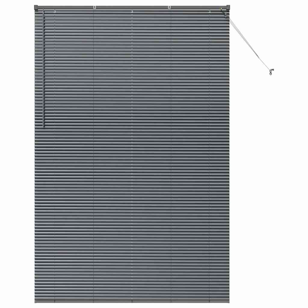 Venetiaanse jaloezieën Donkergrijs 220x150cm Aluminium